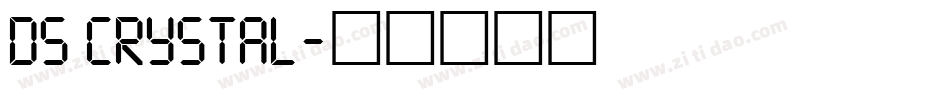 DS Crystal字体转换